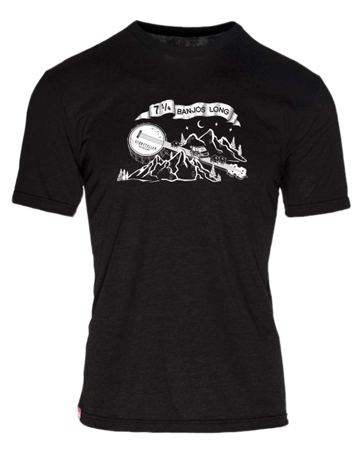 7 1/4 Banjos Long Shirt in Black